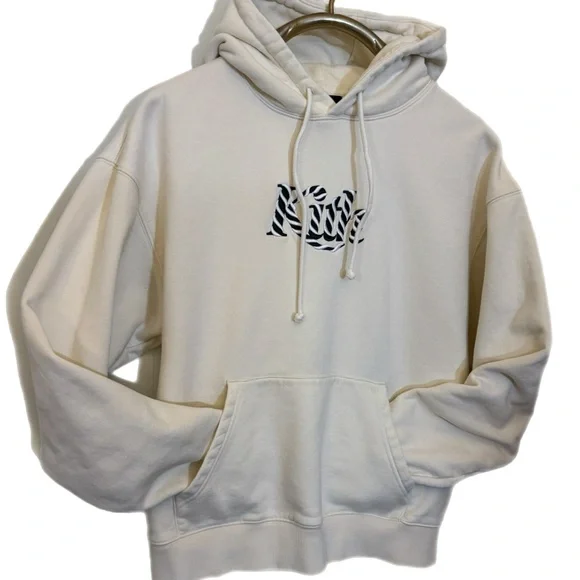 Kith Candy Cane Williams Ill Hoodie ‘Sandrift' White/Beige Men’s Size Large